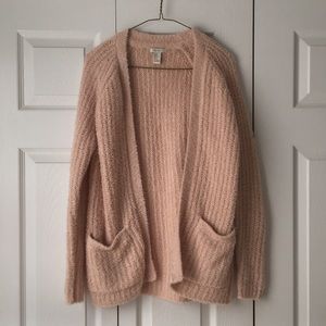 Pink cardigan
